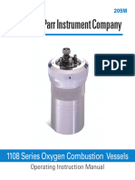 205M - Parr - 1108 Series Oxygen Vessel Inst