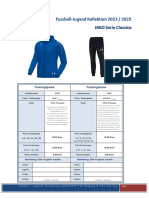 Fussball Jugend Kollektion 2023 2025 Logo Rücken