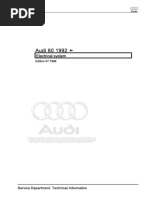 Audi 80-Electrical System