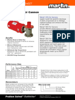 Martin XHV Air Cannon 4-Inch Valve: Technical Data Sheet