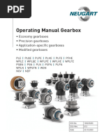 Sambo SB Series Gearbox Manual | PDF | Gear | Bearing (Mechanical)