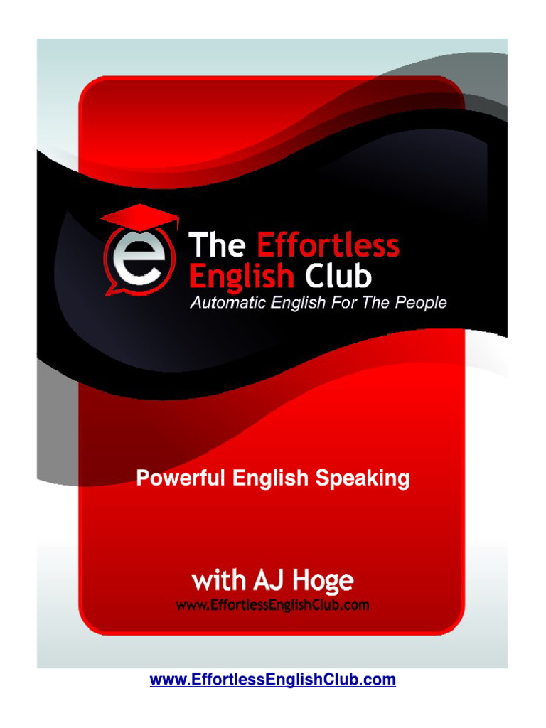Free English Speaking PDF