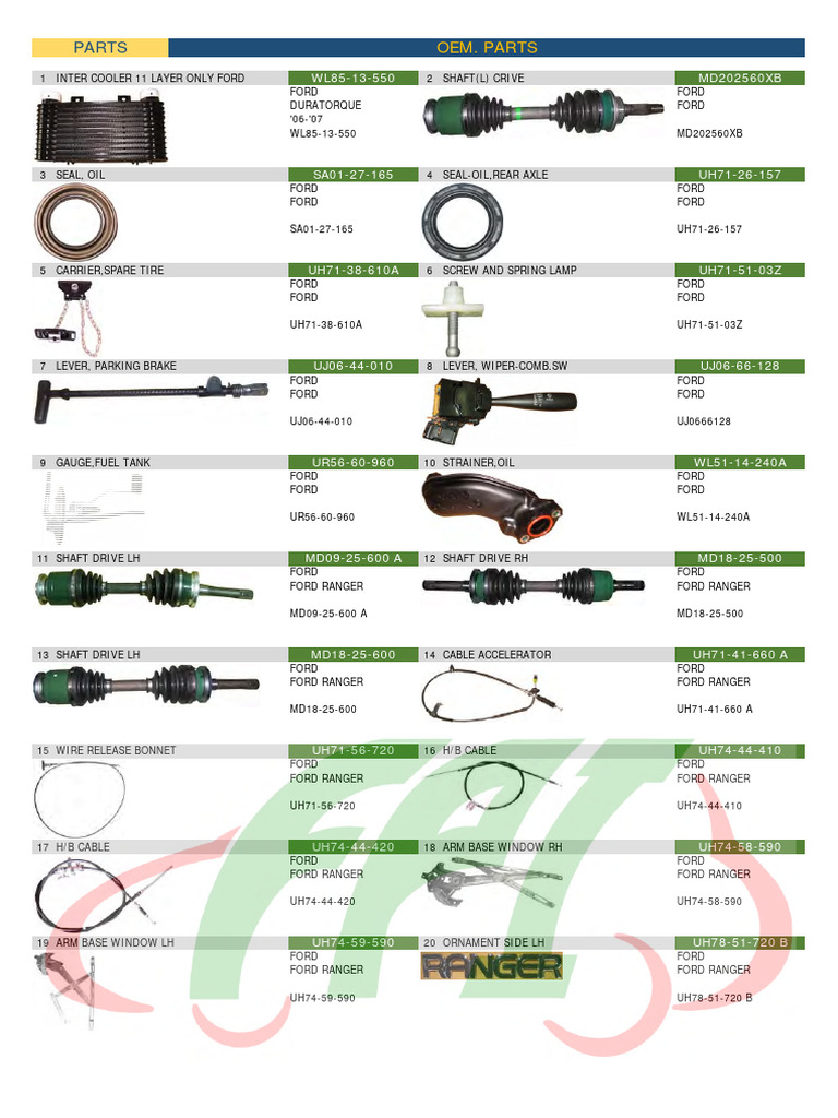 PARTS LOOKUP AND OEM DIAGRAMS visual data 2