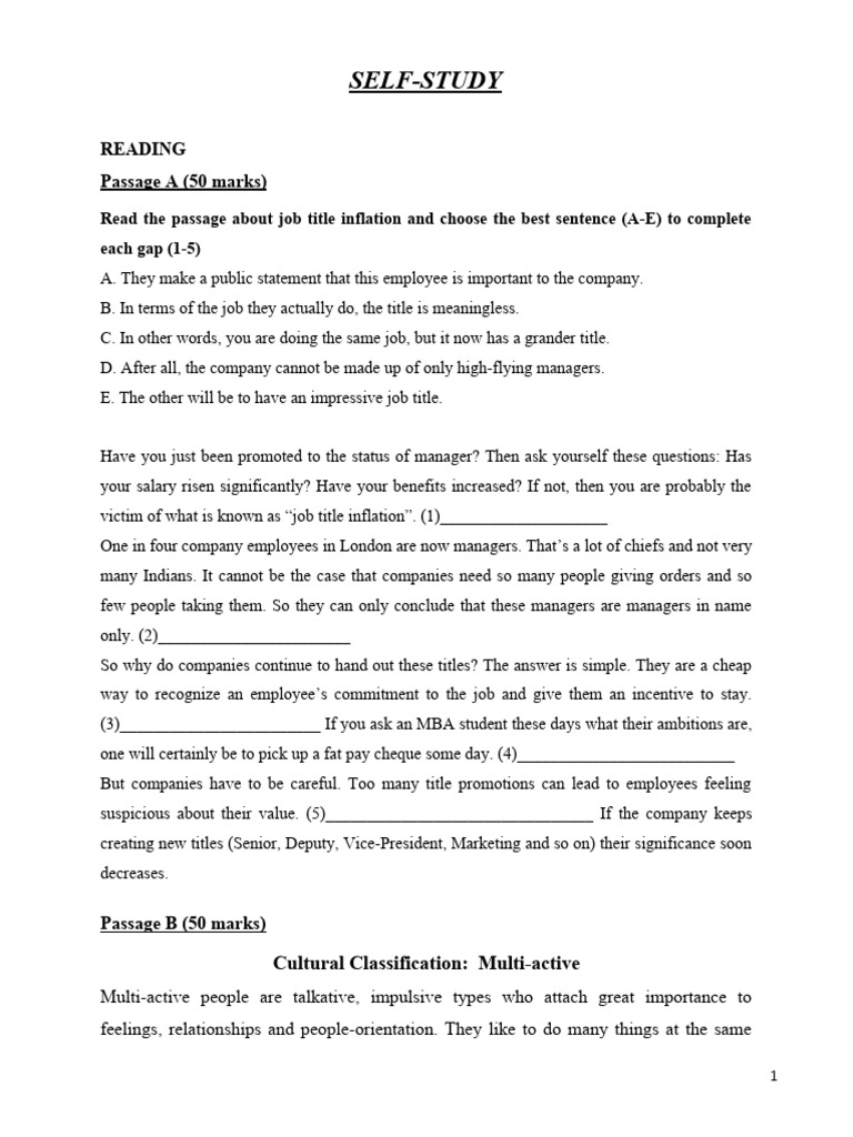 Self Study 02 | PDF | Communication | Human Communication