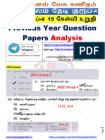 2013 To 2022 Group 2 & 4 Previous Year Question Papers Analysis