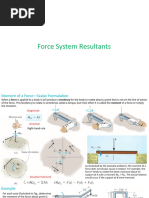 Force System Resultants