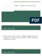 FM Report Capital Structure - Start Up Financial Decision