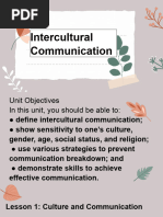 Unit 2 Intercultural Communication