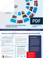 Solar Finance & Investment Summit Asia 2024 - Partnership Prospectus