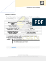 Certificado de Autorización Finacredi