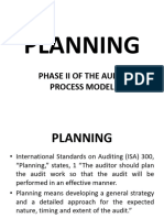 Planning - Phase Ii Audit Process Model