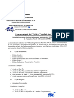 Communique N009 Otr CG CSG DRHFP Ouverture Inscriptions Iffd 2024 2025