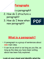 Paragraphs