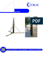 Specification OK-SD3-20SJ-Manual Telescopic Mast