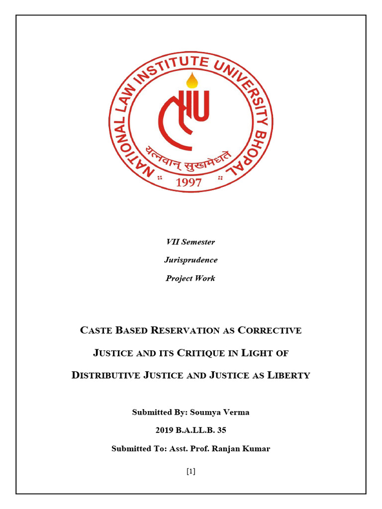 Caste-Based Reservation and Justice Analysis | PDF | Justice | Crime ...