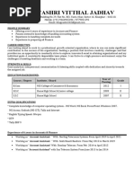 Bhagyashri Jadhav - Resume 1 PDF