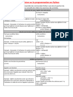 Fiche Révision Python Partie 2