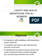 Safety and Health Orientation For All