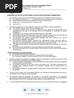 CIMA Approved Calculator Guidance | PDF | Calculator | Computing