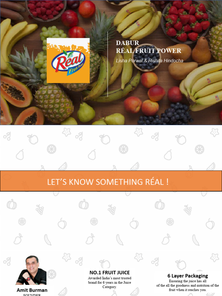 Réal Fruit Juice Brand Analysis | PDF | Business