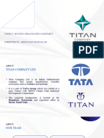 Astik Jain Business Org. Presentation - Titan