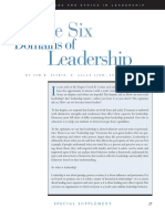 The Six Domains of Leadership