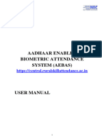 AEBAS Biometric Ruraluser - Manual