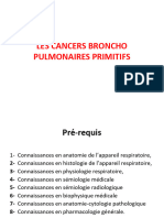 Les Cancers Broncho Pulmonaires Primitifs 2023