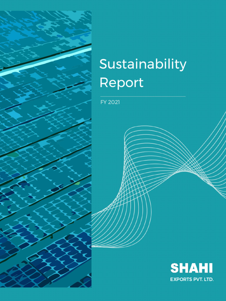 Shahi SR Fy 2021 | PDF | Sustainability | Corporate Social Responsibility
