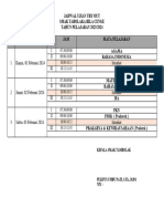 Jadwal Ujian Try Out