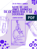 "Impacto de Las Reacciones Químicas en La Industria y La Sociedad PDF