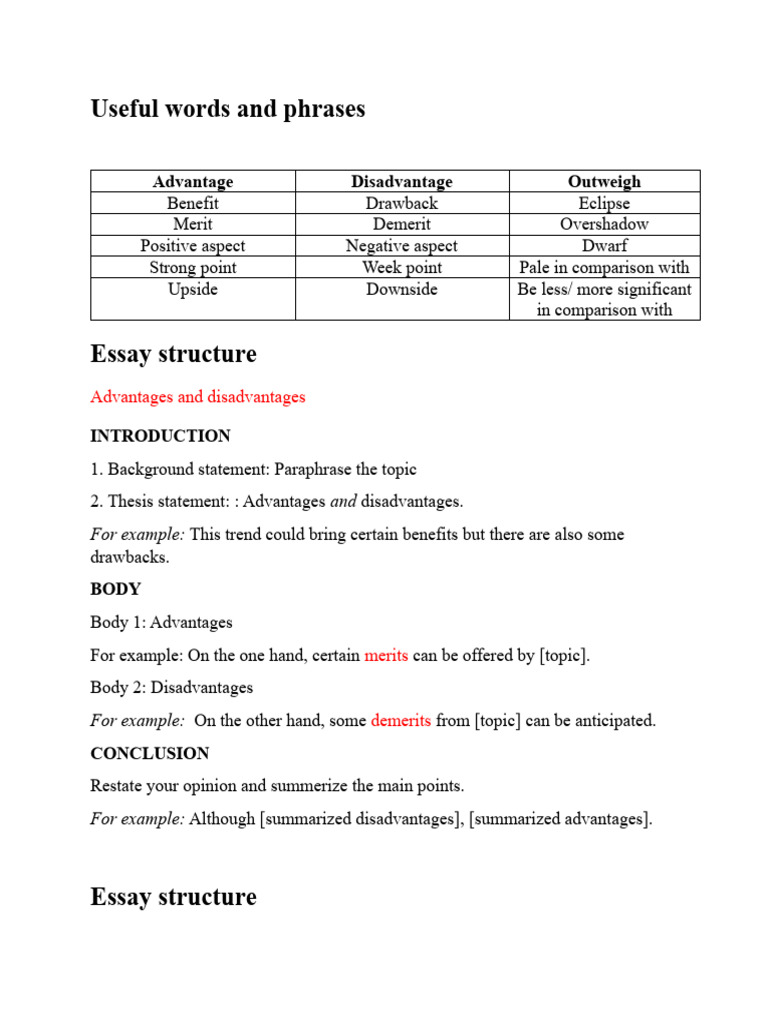 Writing Structure | PDF | Career & Growth