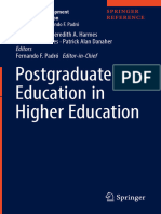 Postgraduate Education in Higher Education (Ronel Erwee, Meredith A. Harmes Etc.)