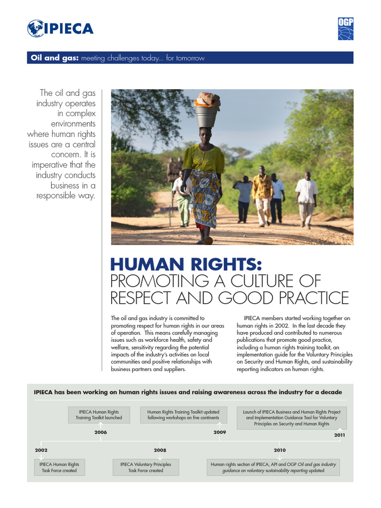 Oil & Gas Human Rights Practices | PDF | Human Rights | Sustainability