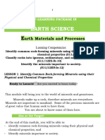 WK2 Earth Materials Processes