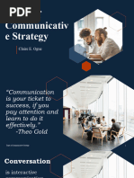 Types of Communicative Strategy