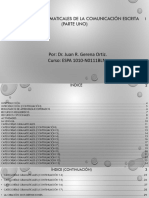 Nociones Gramaticales de La Comunicación Escrita (Parte Uno) (Espa 1010-n0111bln, Marzo-Abril 2024) )