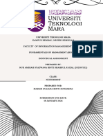 Mgt162 Individual Assigment