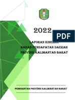 Laporan Kinerja Bapenda Prov Kalbar Tahun 2022