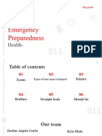 First Aid and Emergency Preparedness Health 12th Grade