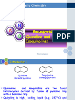 Benzopyridines Quinoline and Isoquinoline:: Heterocyclic Chemistry