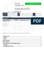 IC Quality Assurance Audit Report 11546 - WORD