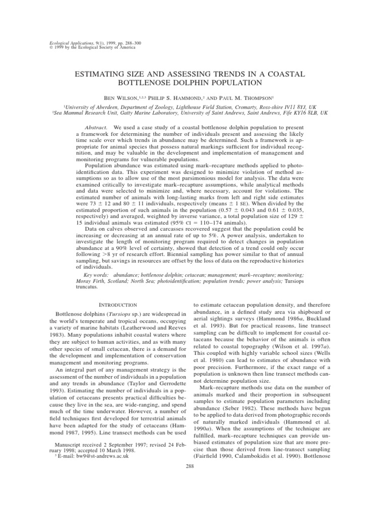 Wilson Et Al | PDF | Confidence Interval | Standard Error