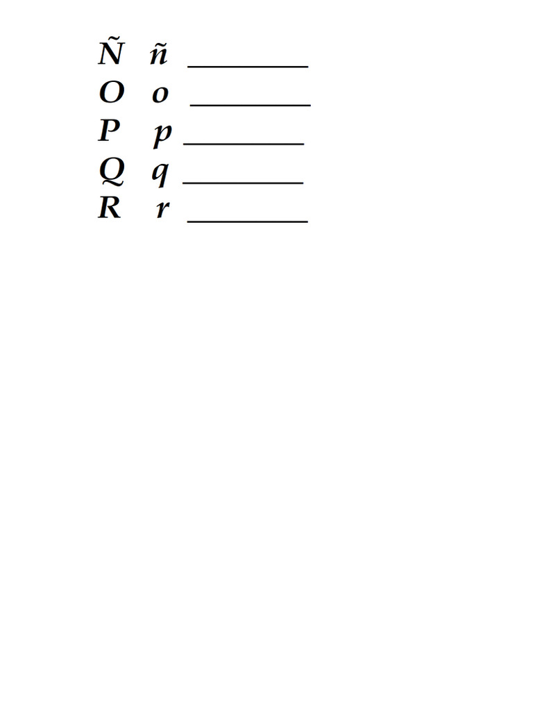 Repasa El Abecedario | PDF