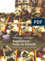 Frederic Lordon - Kapitalizm Arzu Ve Kölelik - Metis Yayınları