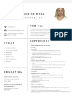 Resume of Anna Lorraine de Mesa