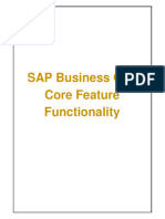 SAP Business One Key Features & Functionality