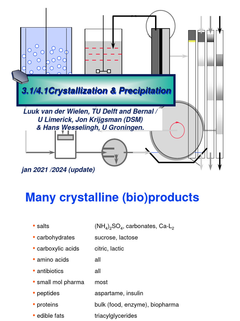 Crystallization and Precipitation Overview | PDF | Crystallization ...