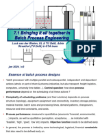 CG5052 BPE 7.1 - Scheduling-Optimization-Flowsheets