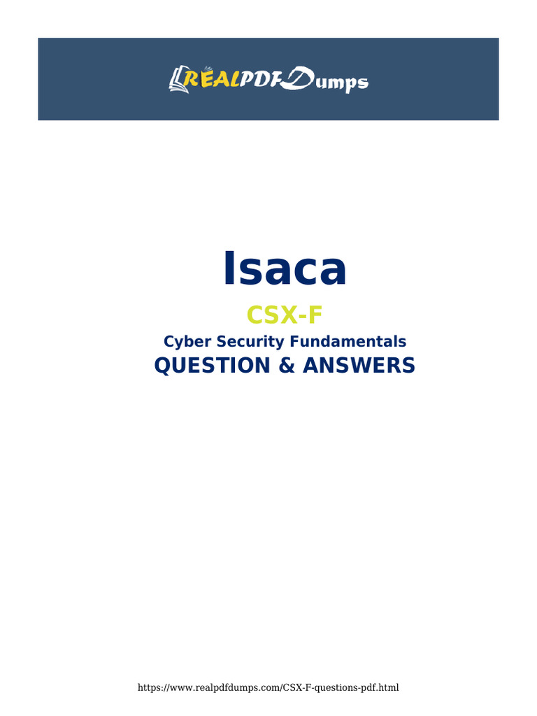 CSX-F Cyber Security Q&A Guide | PDF